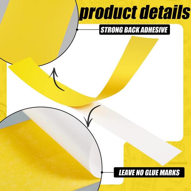 Double Sided Tape Woodworking Yellow Backing Self Adhesive